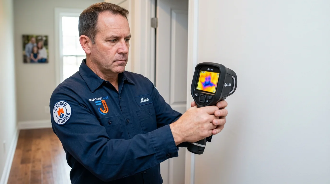 Thermal imaging leak detection by Johns Plumbing LLC in East Orange